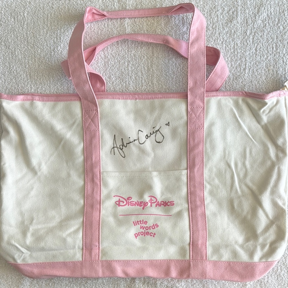 Little Words Project x Disney Parks Adriana Carrig Signed Tote Bag